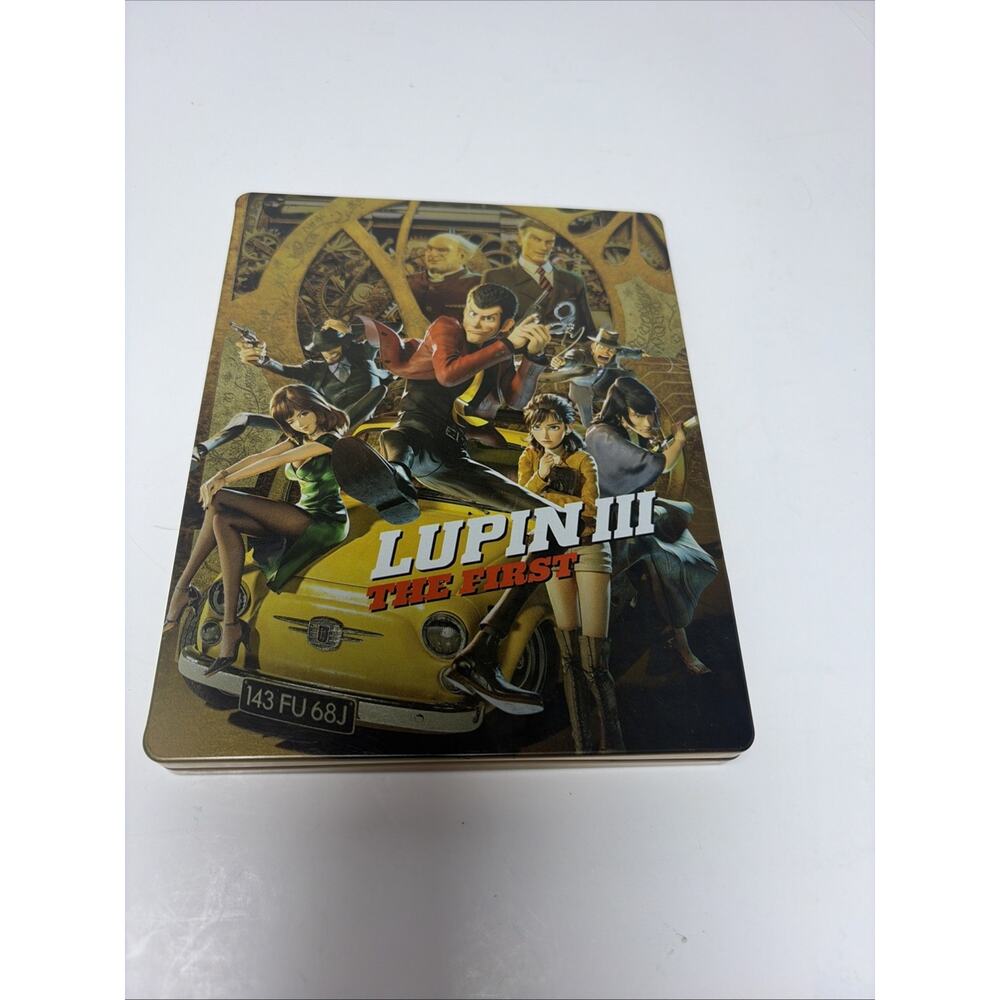 Lupin III the First Blu-Ray DVD Steelbook Case Edition Shout Anime With Insert